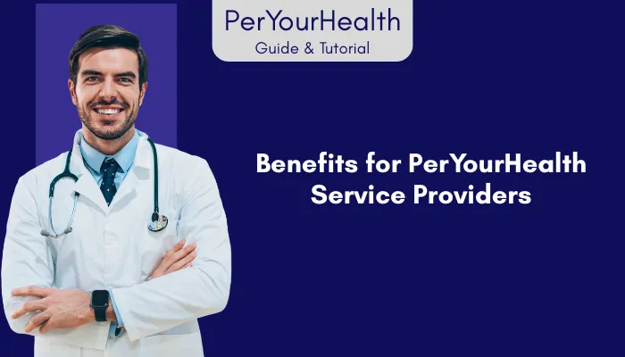 Benefits for PerYourHealth Service Providers